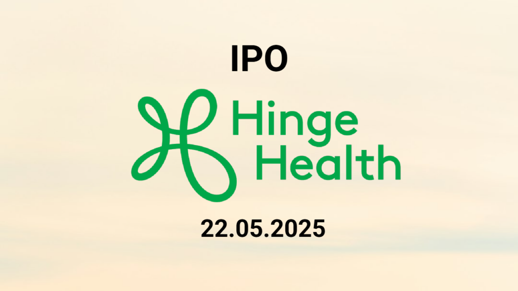 Spoločnosť Hinge Health plánuje vstup na burzu dňa 22.05.2025
