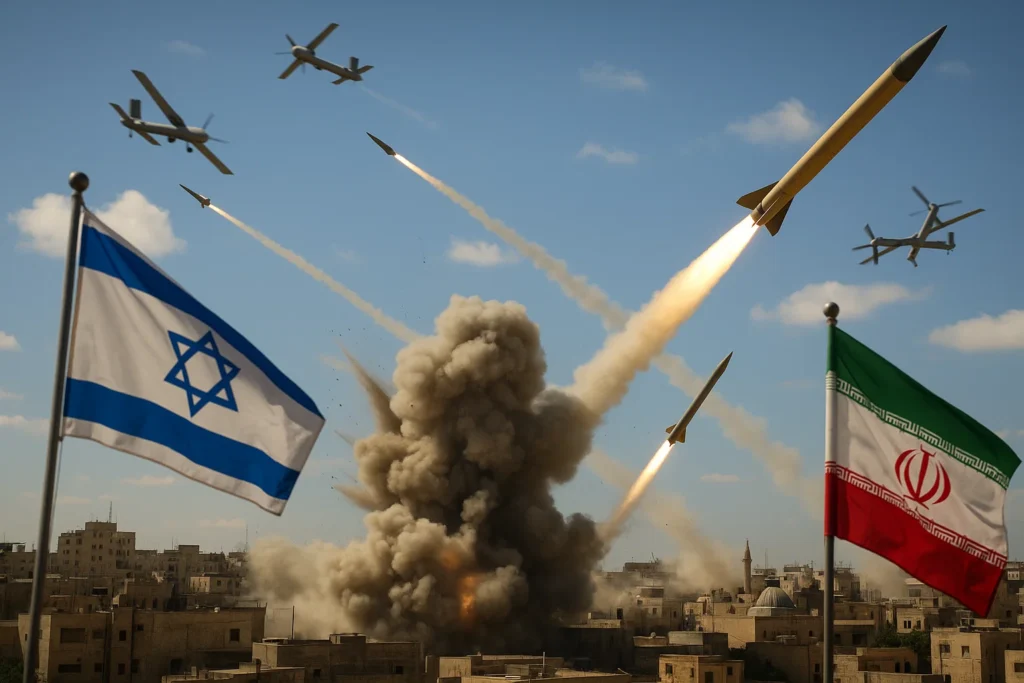 Izrael a Irán si vymenili raketové útoky, Tvrdá rétorika Donalda Trumpa