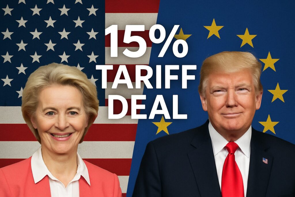 USA a Európska únia dosiahli obchodnú dohodu: Trump zavádza 15 % clo, EÚ sľubuje investície za bilióny